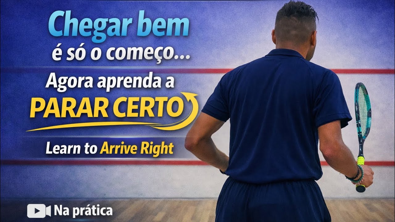 APRENDA COMO PARAR, SAIR E SE MOVIMENTAR NO #Squash 