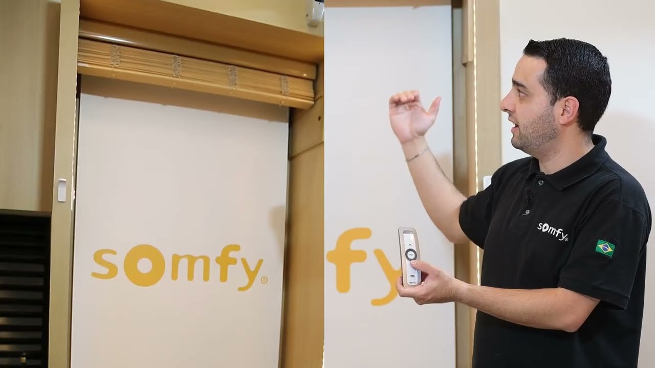 Configuração dos Motores Somfy RTS com Controle Remoto