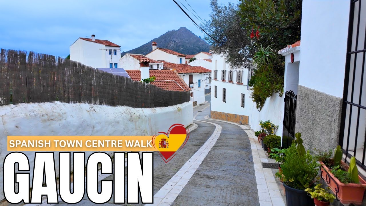 Gaucin, Spain Walking Tour 🇪🇸 | Beautiful Winter Walk in Andalusian Village