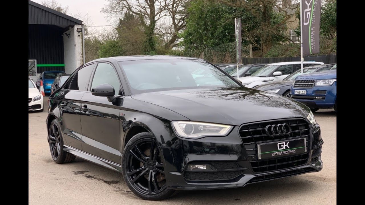 2015 Audi A3 2.0 TDi S Line - All Black - ULEZ Ready - for sale at George Kingsley