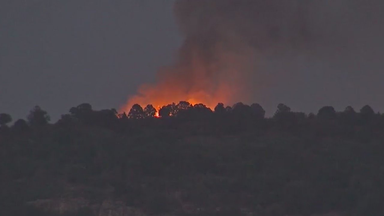 Hilltop fire continues to burn in Sanpete County