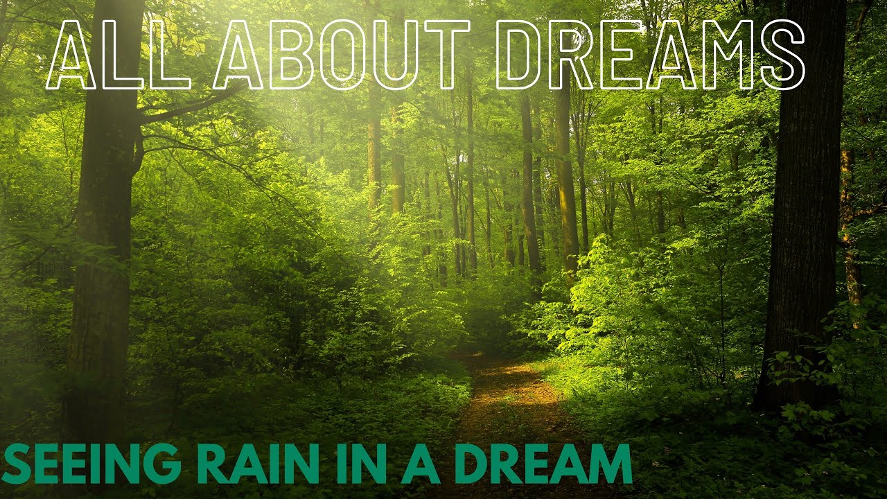 Seeing Rain in a Dream || Islamic Dream interpretation || All About Dreams