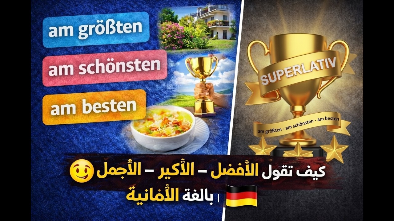 040. الدرس (40) Superlativ في الألمانية 🇩🇪 | كيف تقول 