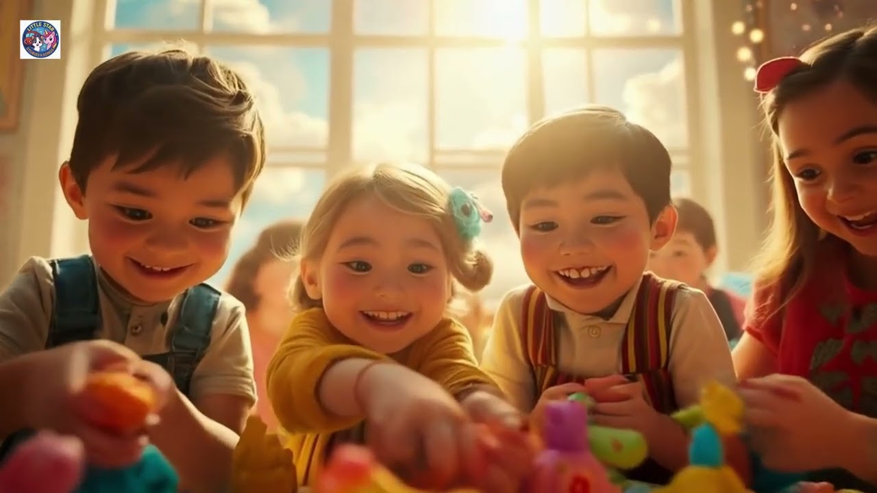 Строители из пластилина Play-Doh: постройте волшебный город со строительной техникой | Веселая де...