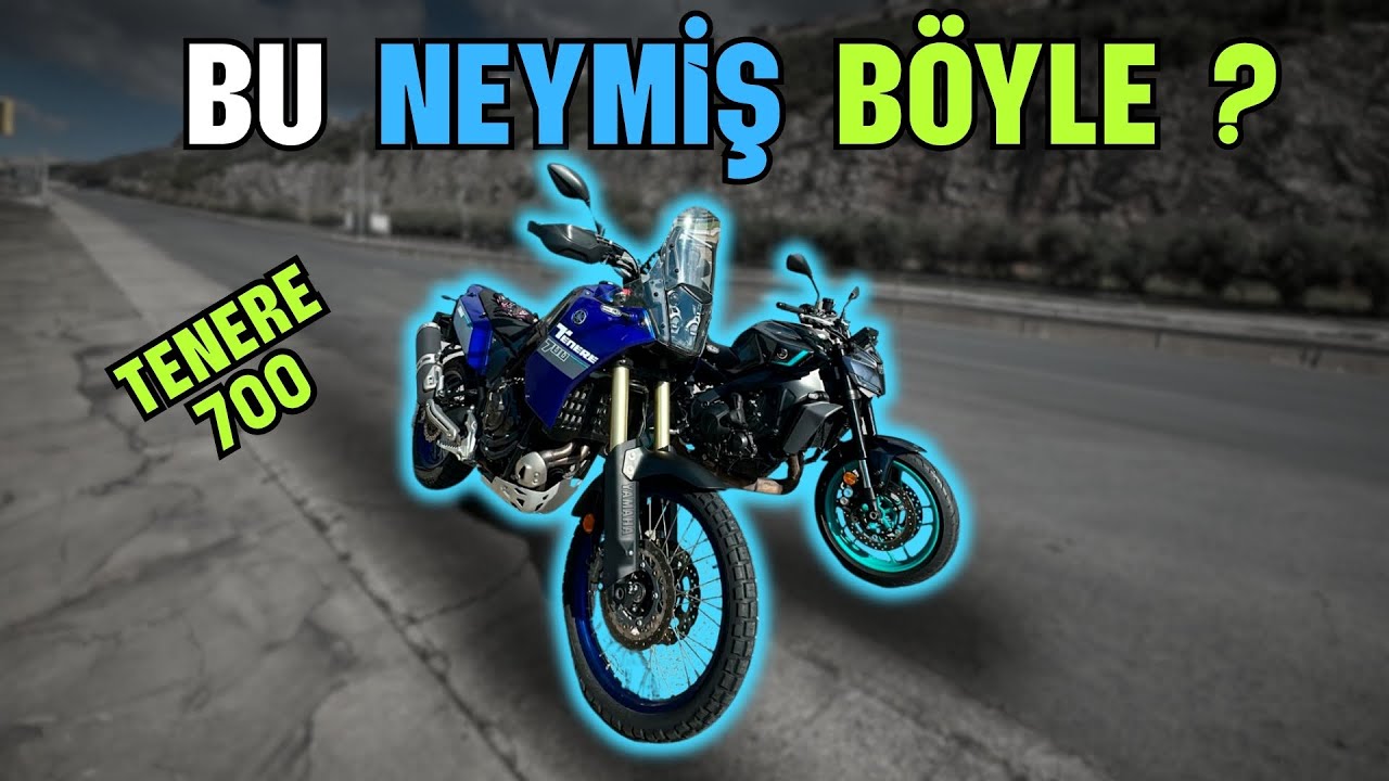 İLK KEZ TENERE 700 SÜRMEK! EĞLENCENİN MEKANİK HALİ🤯💙