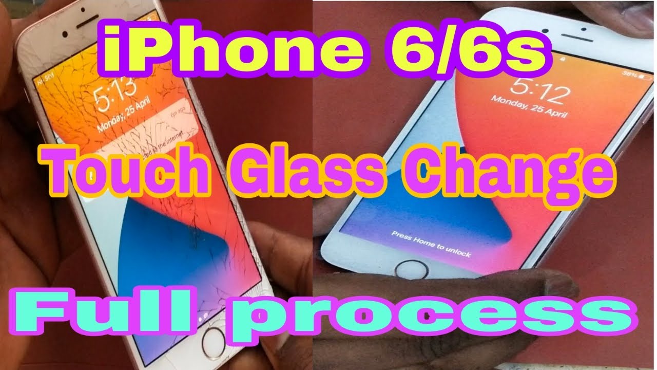 Iphone 6s touch glass change with oca machine | Iphone 6 touch glass full process