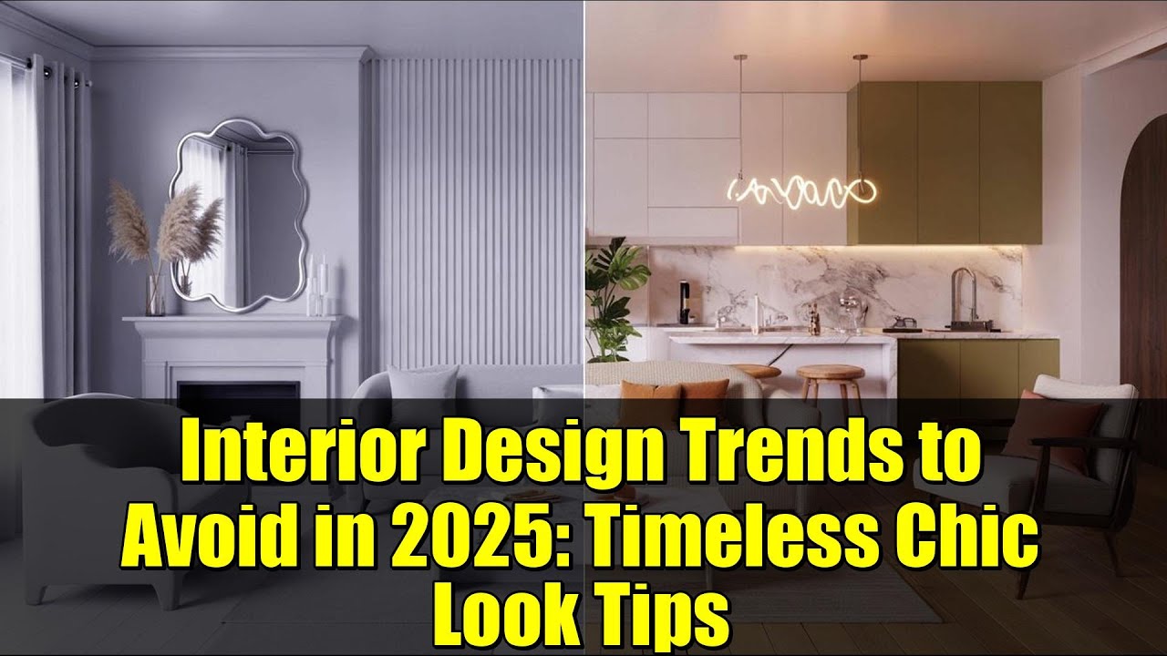Interior Design Trends to Avoid in 2025: Timeless Chic Look Tips
