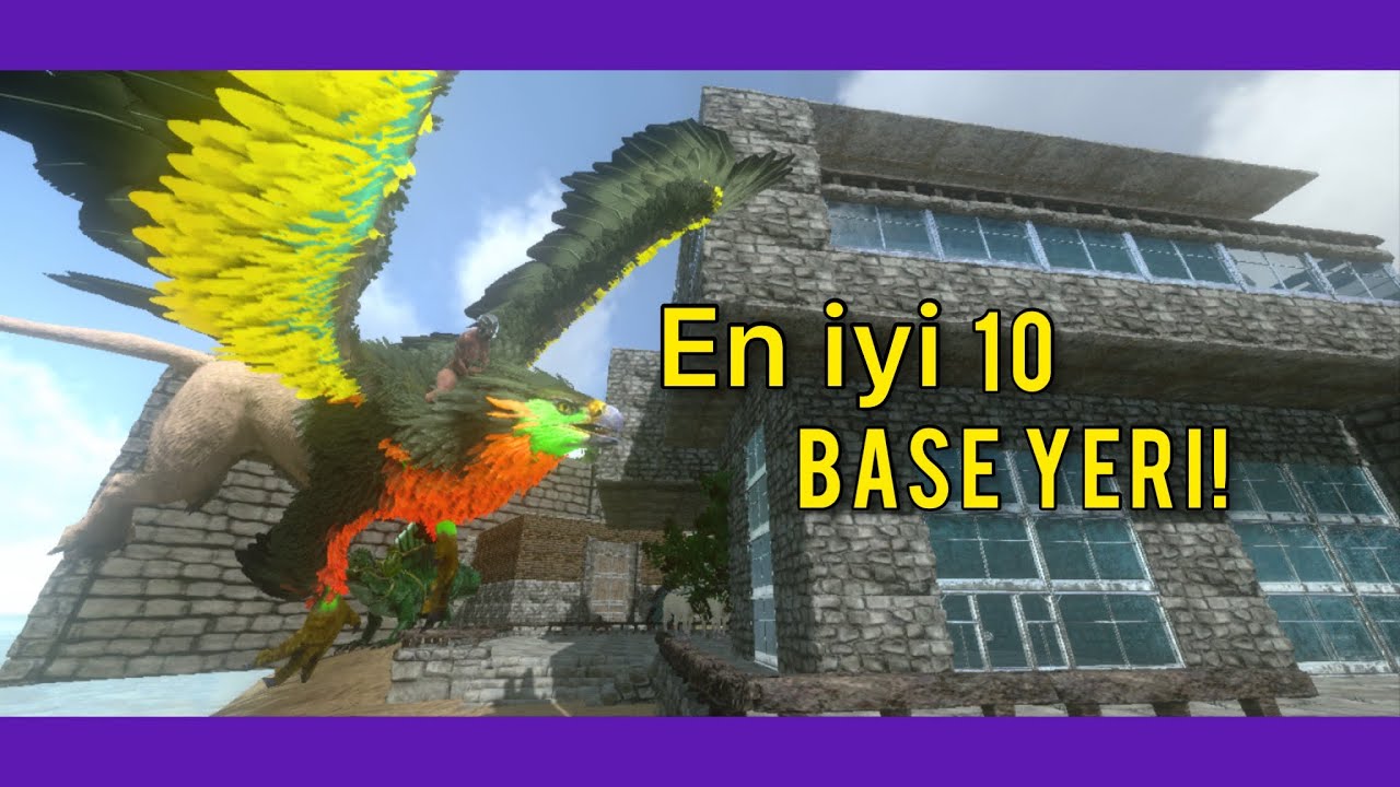 Ark mobile Türkçe - En iyi 10 Base yapma yerleri!