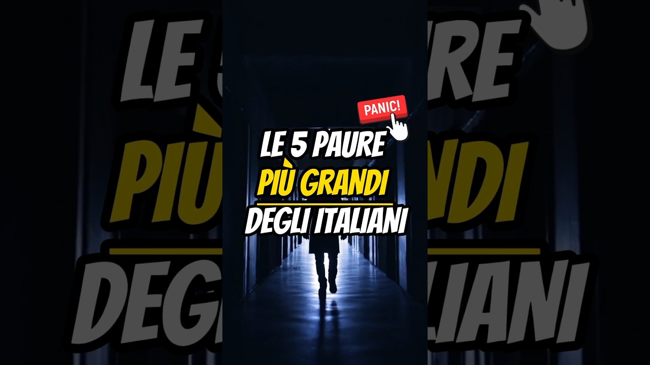 LE 5 PAURE PI&Ugrave; GRANDI DEGLI ITALIANI😰