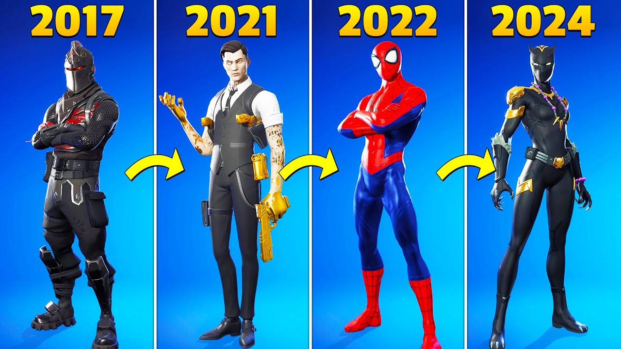 All Tier 100 Battle Pass Skins in Fortnite! (2017-2024)