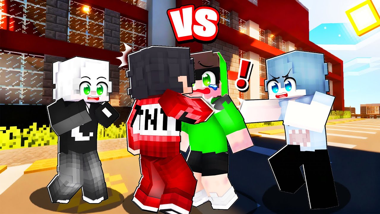 KÜÇÜK KARDEŞİM OKULDA KAVGA ETTİ (Minecraft)