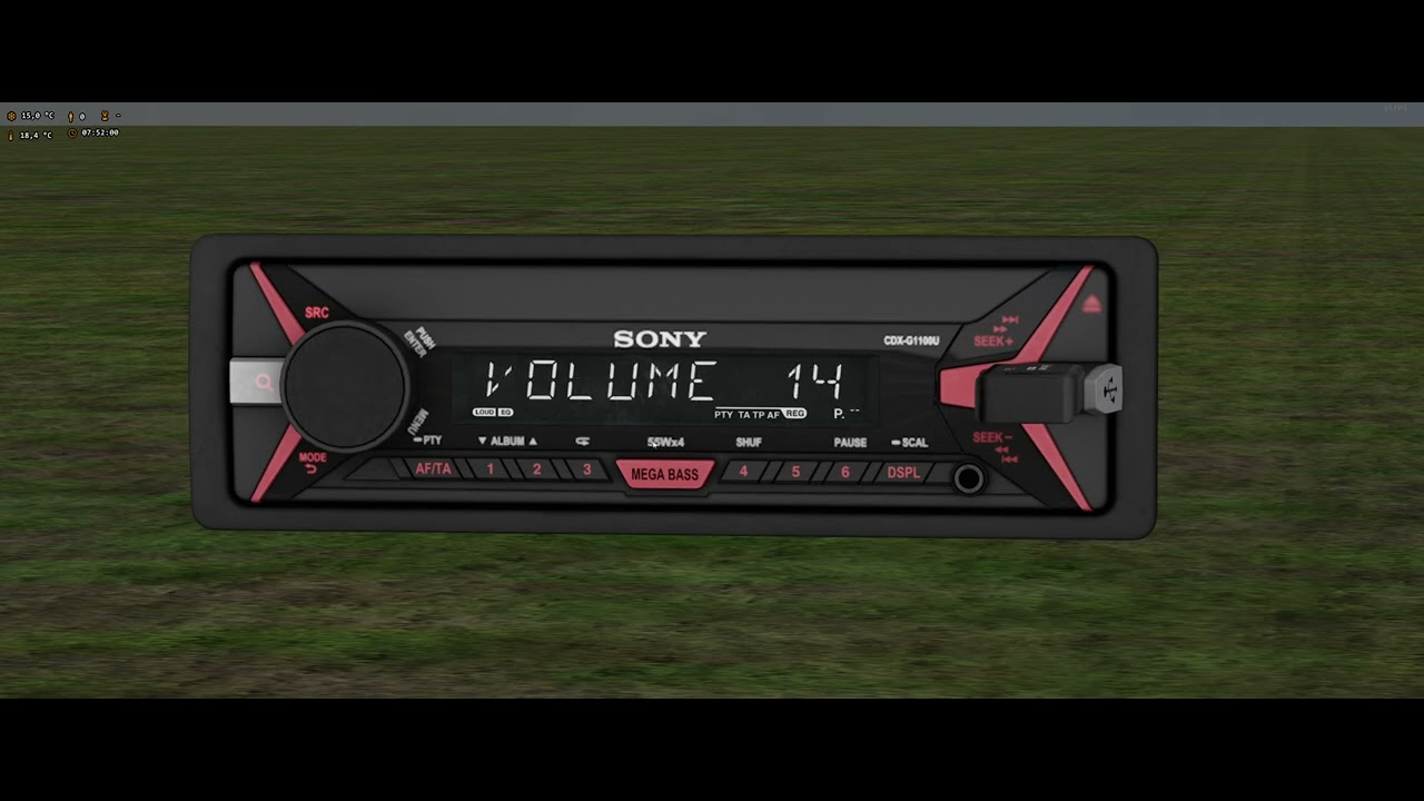 OMSI 2 | RadioPack+ | Sony CDX-G1100U