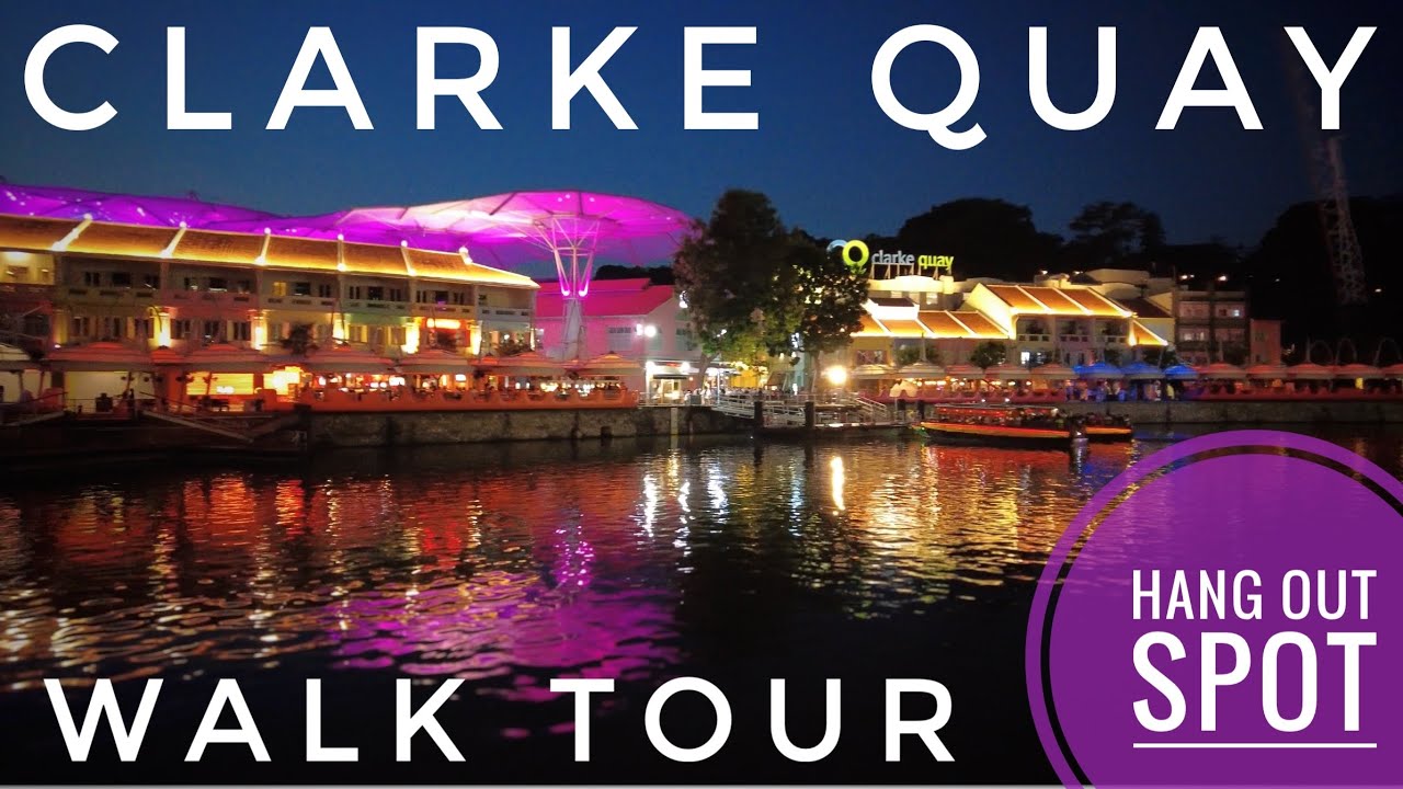 Walk Tour | Clarke Quay | Singapore 4K