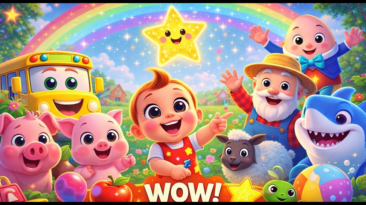Learn Colors for Kids 🌈 1 Hour Color Song Compilation for Toddlers #nersuryrhymes