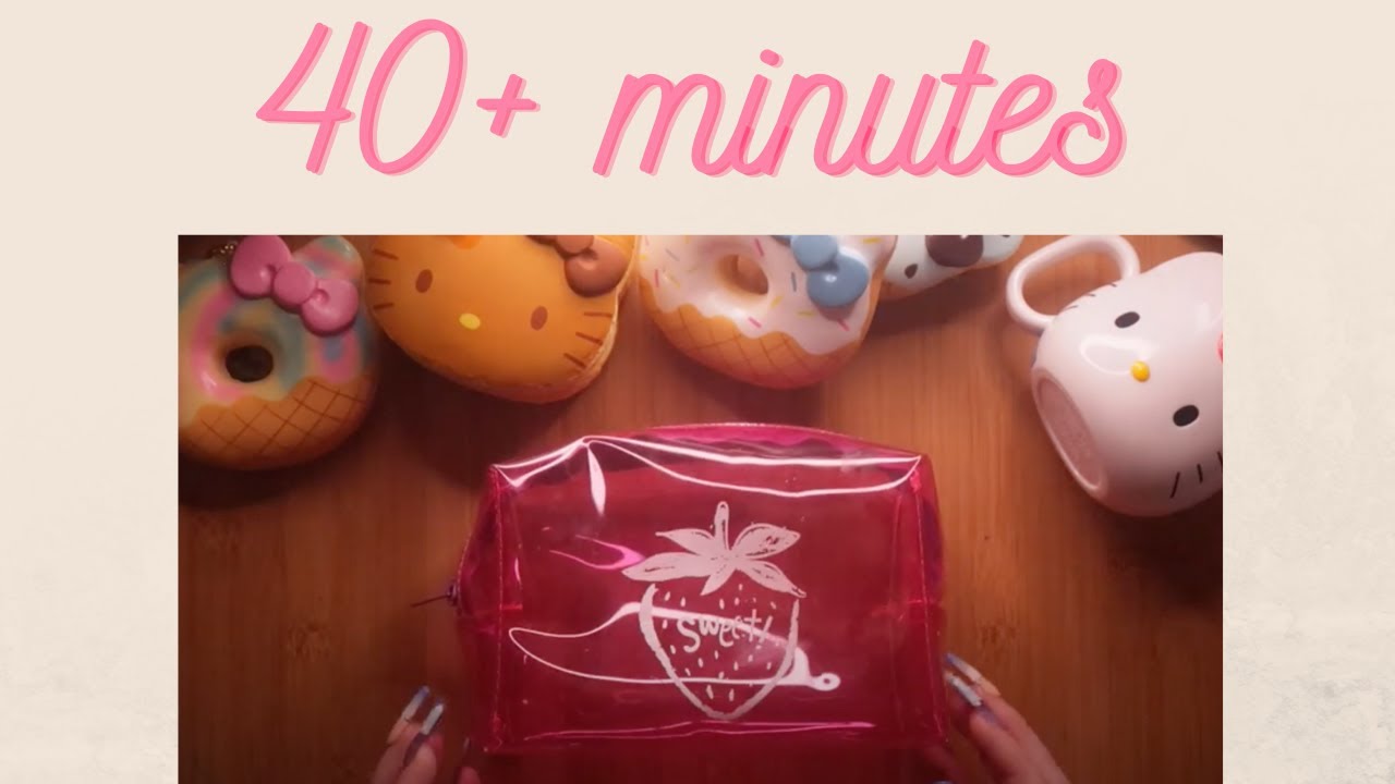ASMR Vinyl Makeup Bag Tapping
