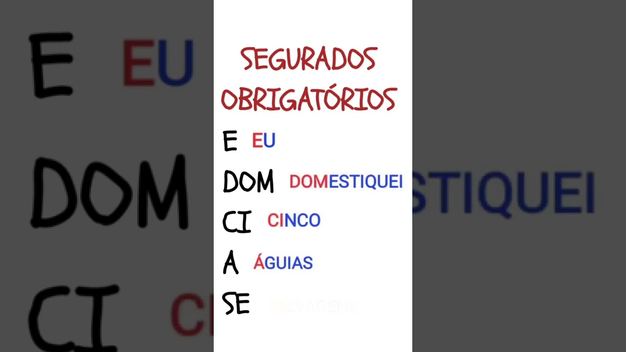 Segurado Obrigat&oacute;rio
