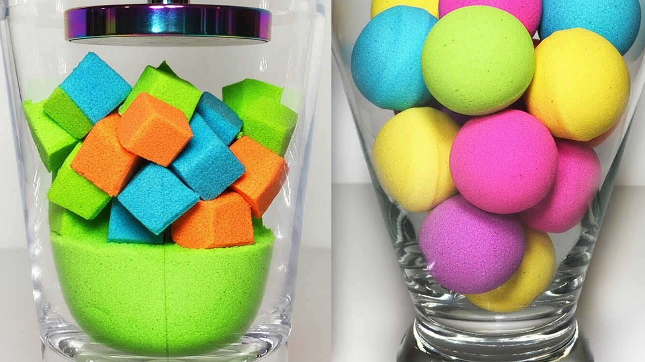 Satisfying Kinetic Sand Scooping - ASMR Sounds