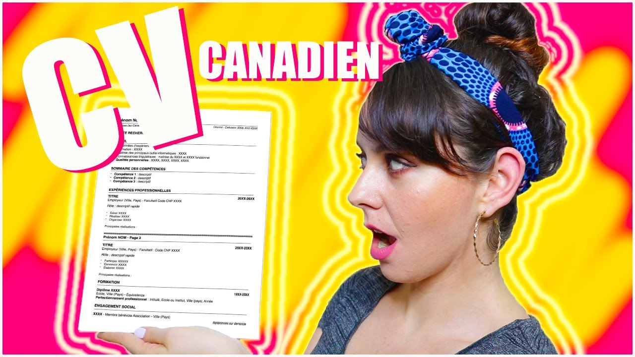5 CONSEILS POUR AVOIR UN BON CV CANADIEN  | All&ocirc; Ana&iuml;s