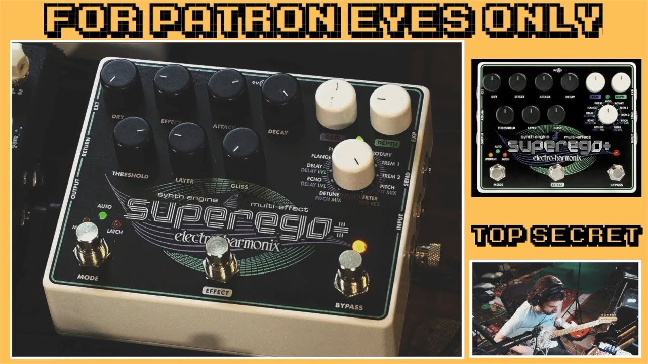 using the @EHX Superego+ layers knob for moving soundscapes