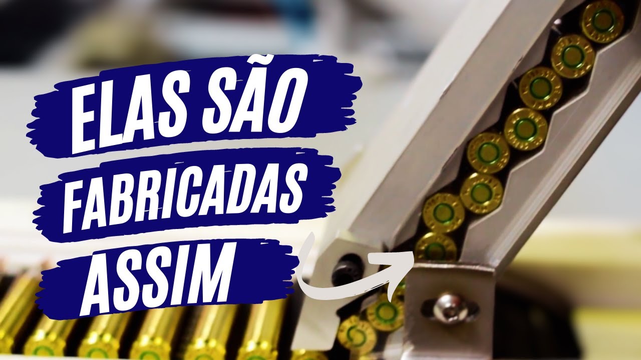 Como a MUNIÇÃO(bala) é feita - Processo Industrial