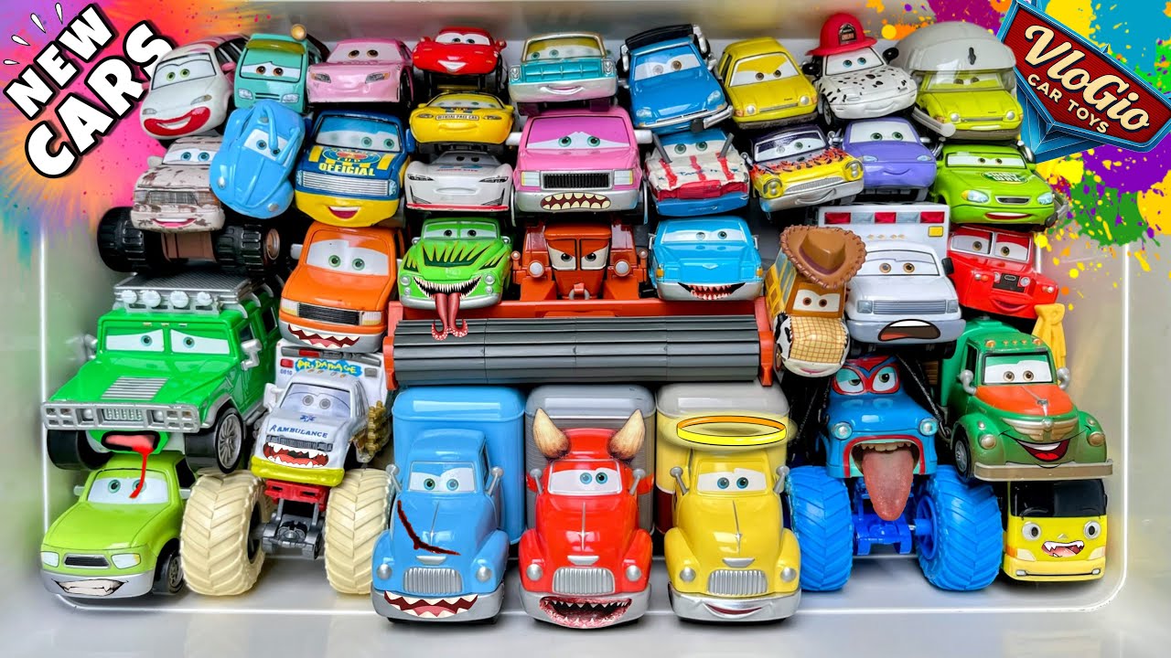 Disney Pixar Cars Unboxing Review | Lightning McQueen, Tow Mater, Doc Hudson, Sally Carrera, Cruz