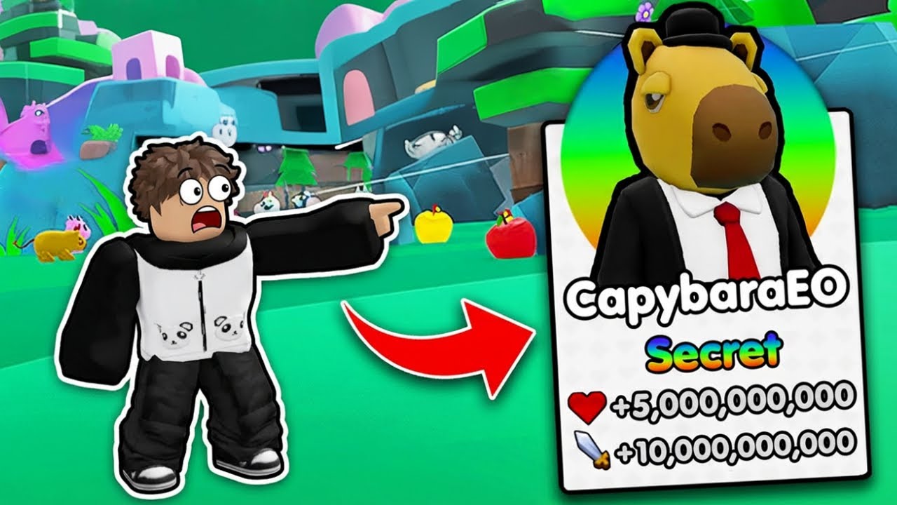 I went from Level 1 NOOB TO PRO in Roblox Capybara Evolution!