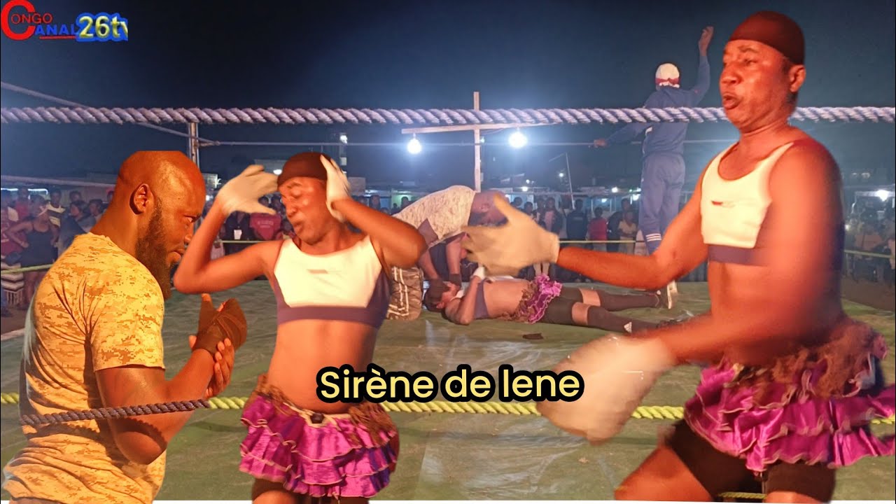 🔴🇨🇬COMBAT CATCH POINTE NOIRE SIRÈNE DE L'EN VS MAÎTRE LOUIR DE BRAZZAVILLE MUASI KATI YA SIRÈNE
