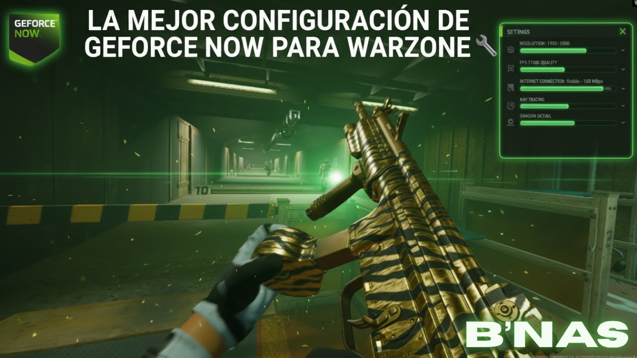 La MEJOR Configuración de GeForce Now para WARZONE 🔧 Rendimiento