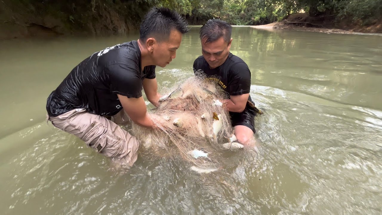 MASRI AING BERAKSI // MENEBAR JALA PANJANG BUKAN SENANG TAPI HASIL MEMANG LUMAYAN //