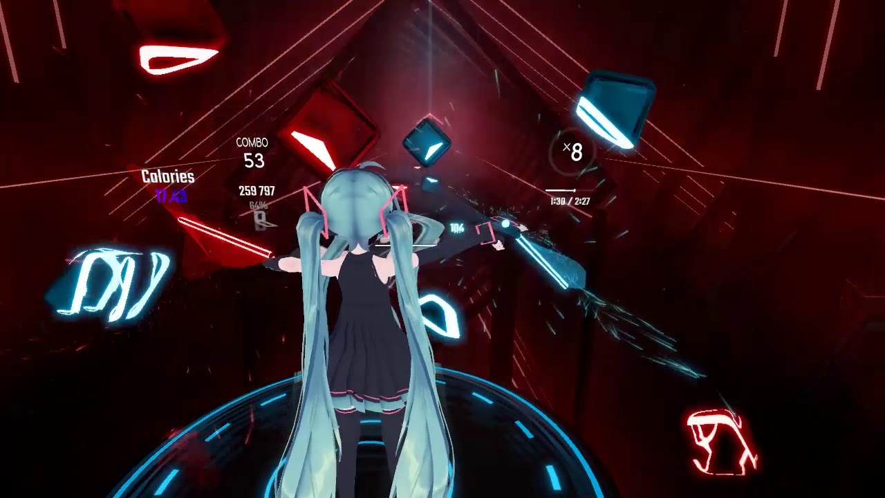 Garbz plays Beat Saber - Levan Polkka