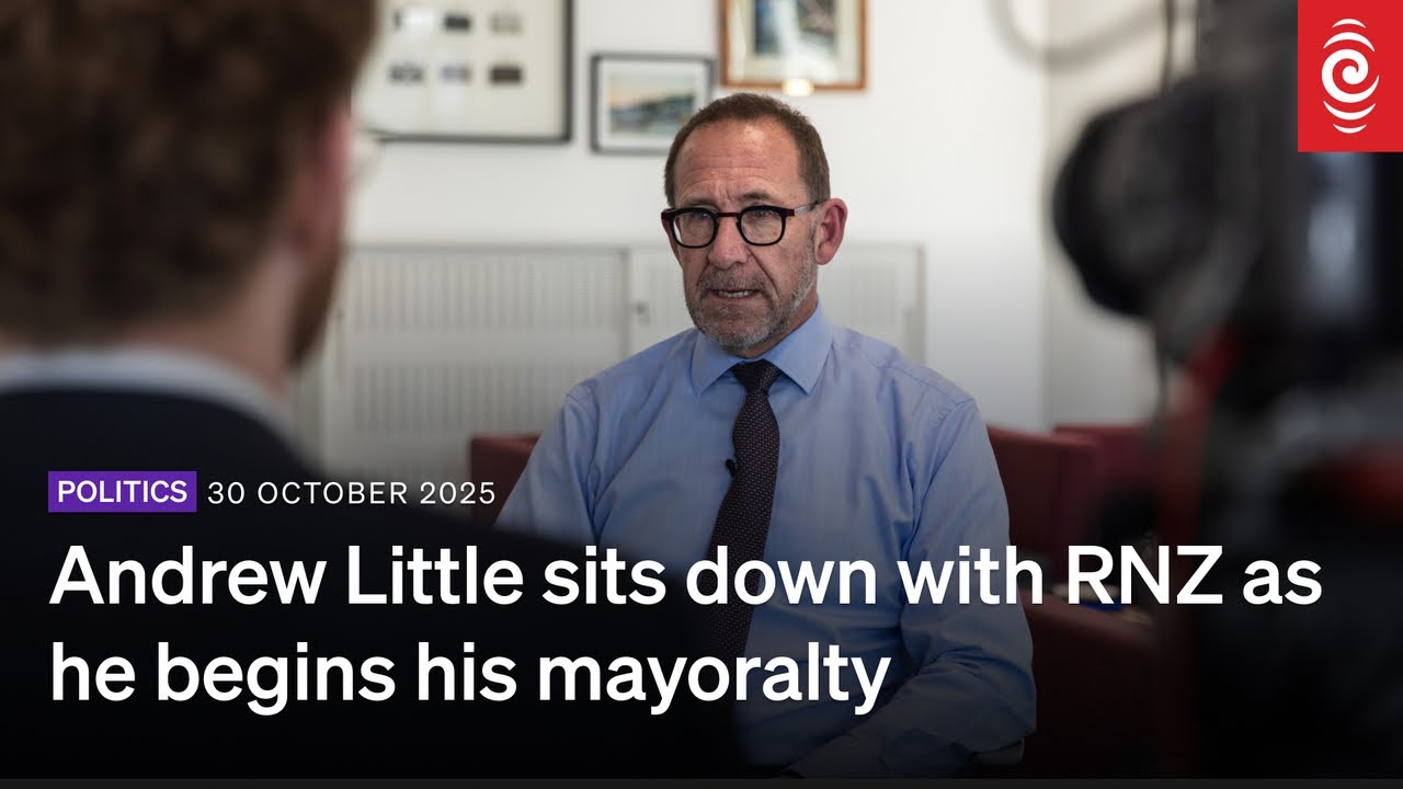 Andrew Little sits down with RNZ as he begins his mayoralty | RNZ