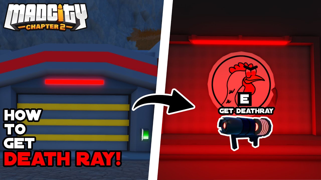 How To Get The DeathRay In Mad City Chapter 2!