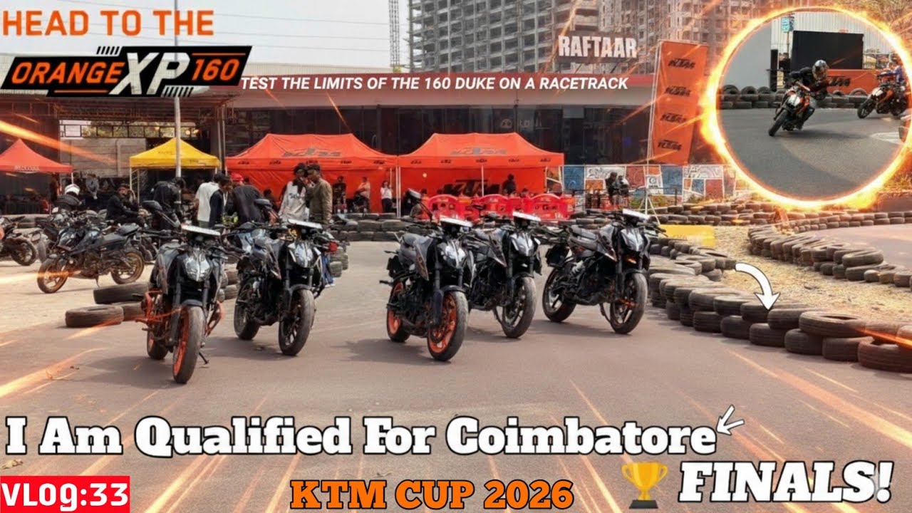 I QUALIFIED! 🏁 Road to KTM Cup 2026 Finals in Coimbatore | #ktm #ktm160 #duke250 #ktmindia 