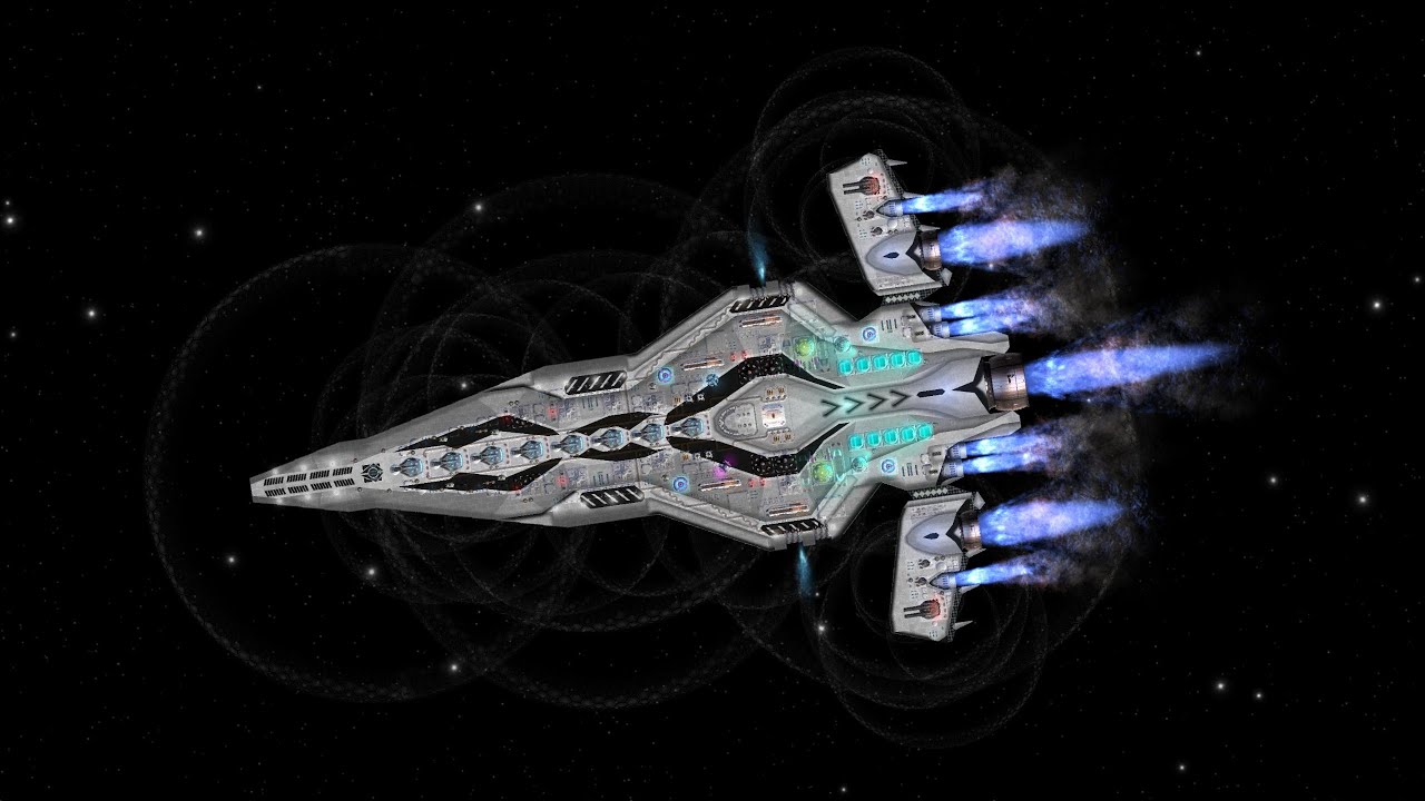 Cosmoteer: Ship Highlight - Cepheid Large Cruiser