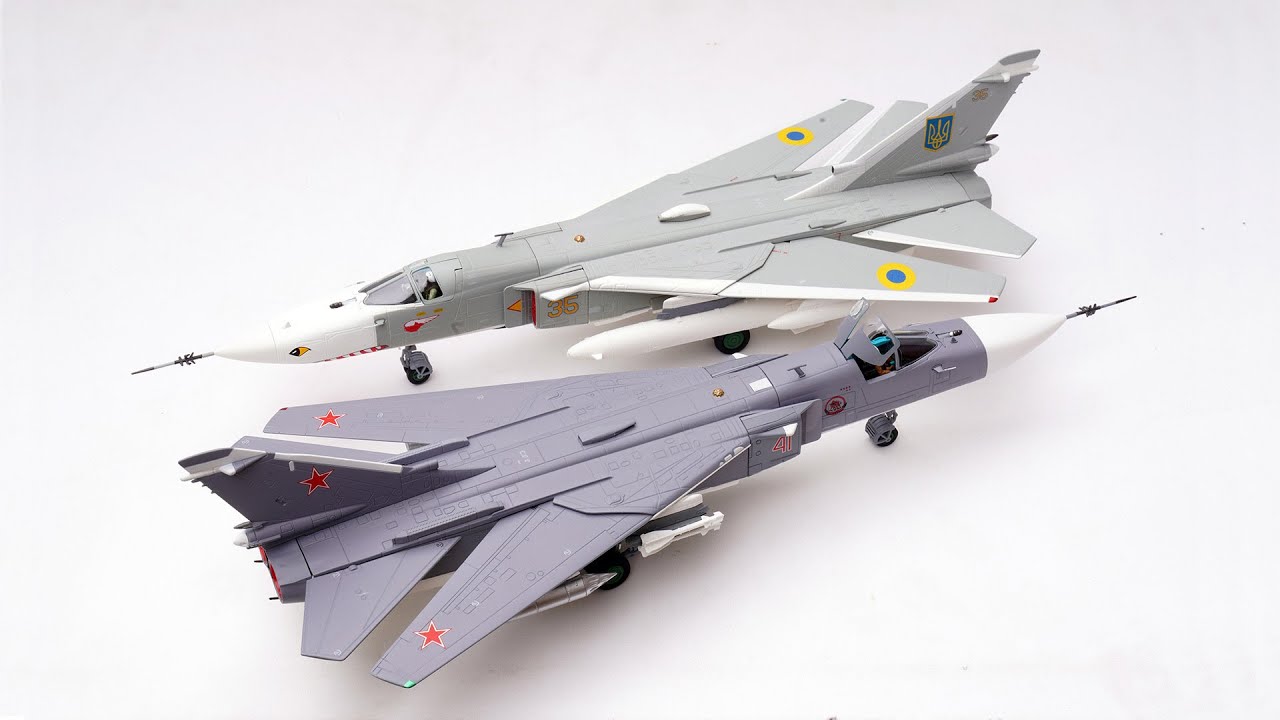 老当益壮！卡乐比1/72苏-24M/MR战机合金成品模型开箱测评