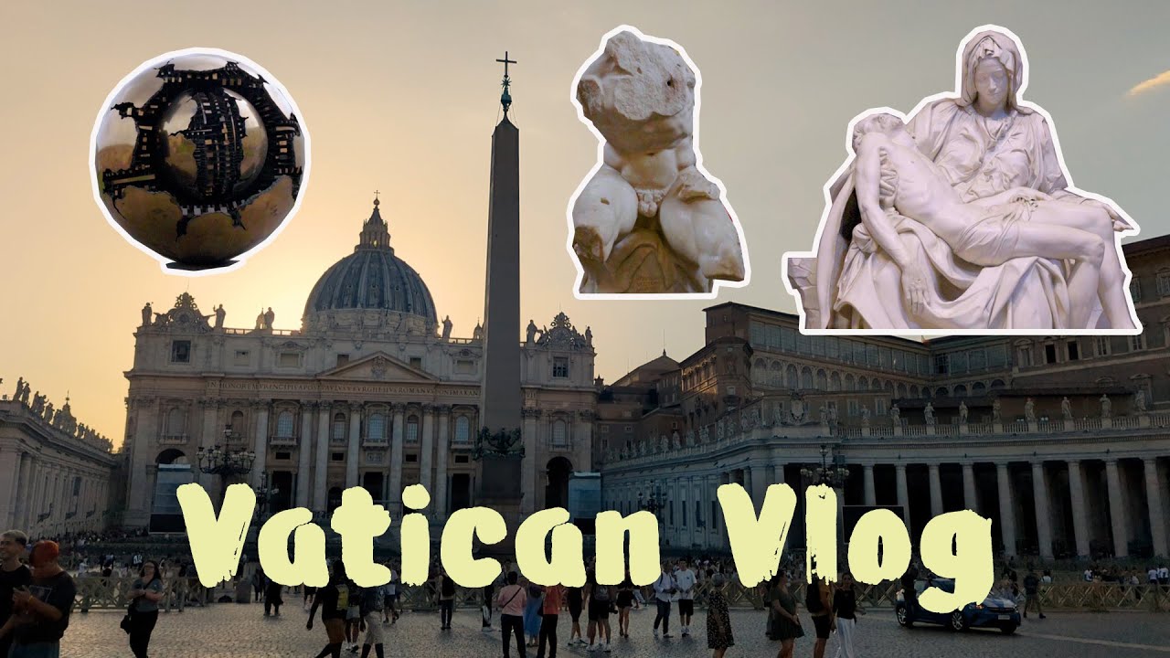 Italy Vlog EP 6 | Vatican City 梵蒂岡博物館 聖彼得大教堂 挑戰一天內看最多藝術品