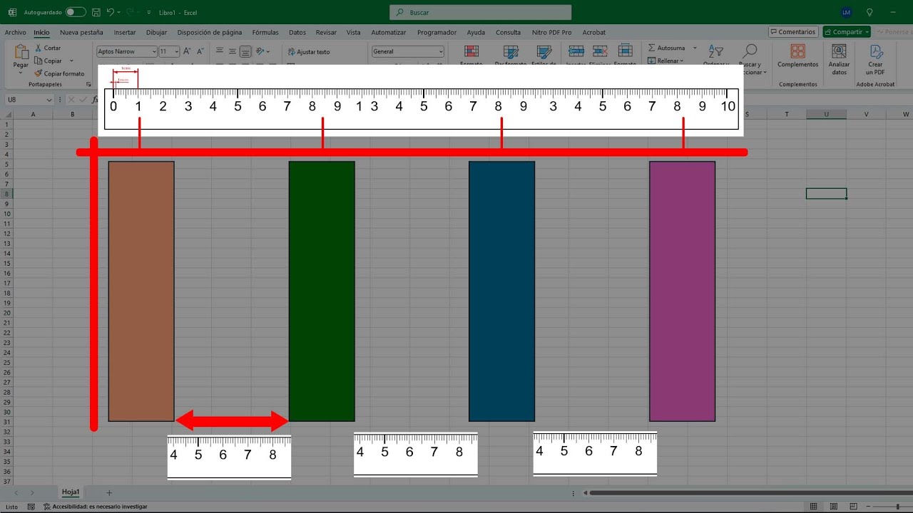 Alinear y distribuir correctamente Figuras, Graficos , Formas y Objetos en Excel
