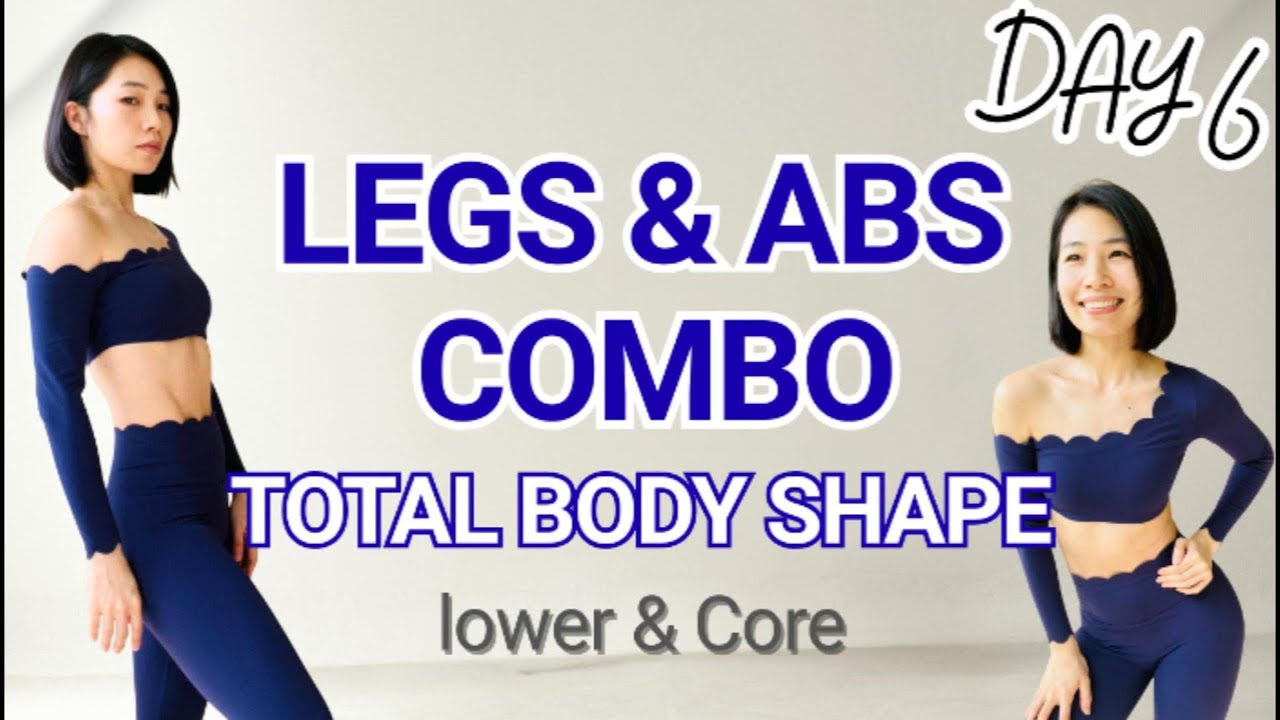 下半身強力塑形：雙效合一，瘦腿又瘦肚 | 7天挑戰Day 6  | 8 Min Lower Body & Core: Total Body Toning | @IrisArvia