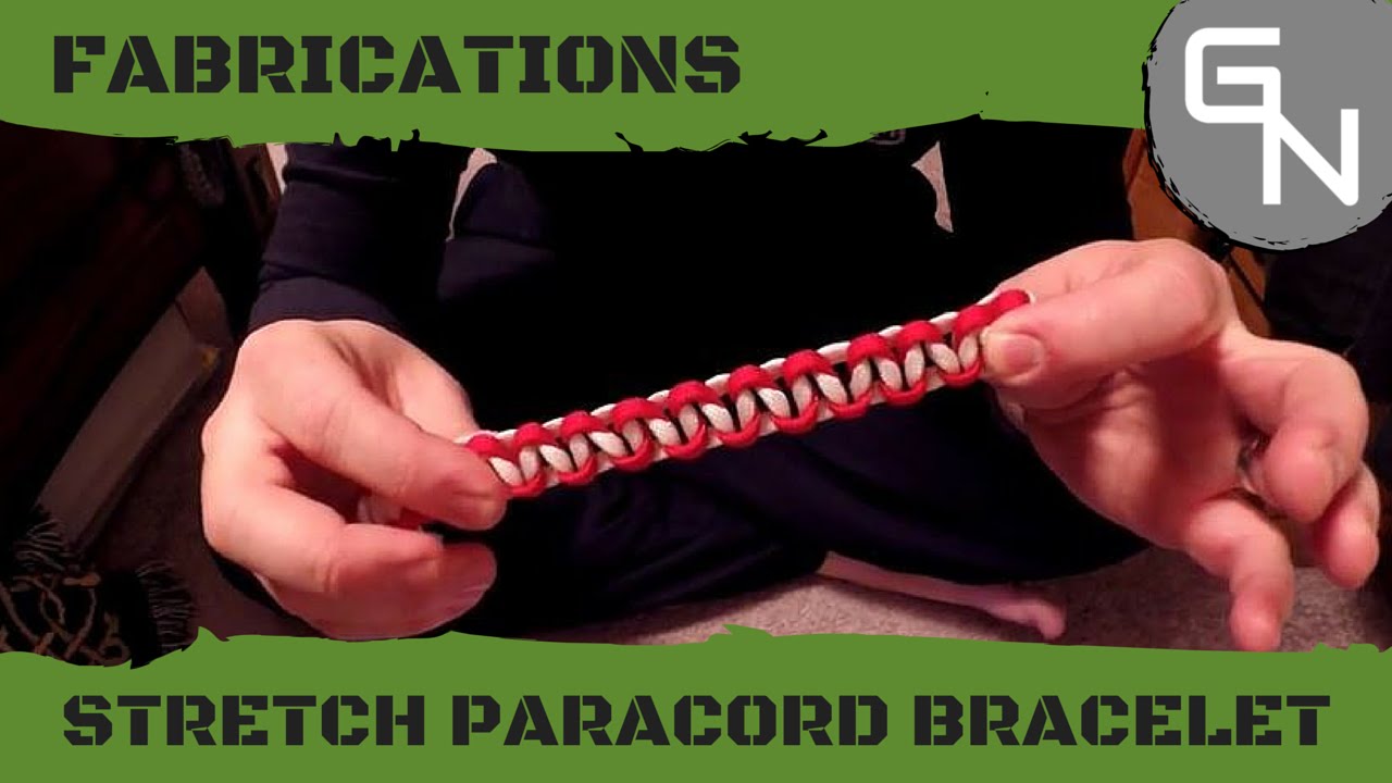 No Buckle Paracord Bracelet with Adjustable Bungee Cord Inner