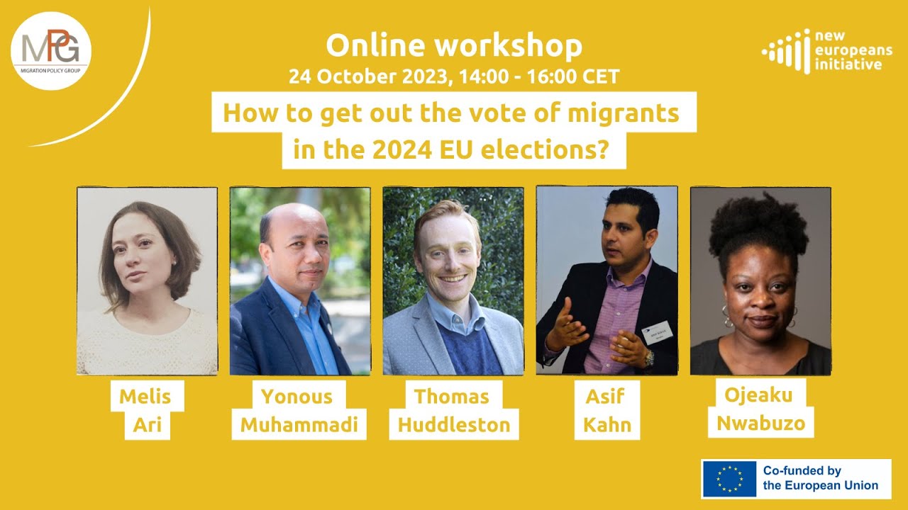 Panel debate: Non-partisan campaigns to get out the New Europeans vote in the 2024 EU elections