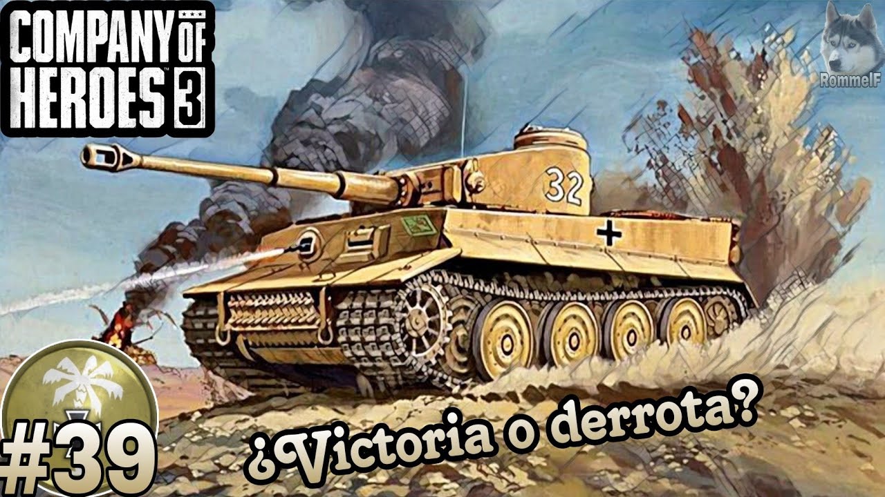 Company Of Héroes 3 #4vs4 #39 ¿Victoria o derrota? Afrika Korps