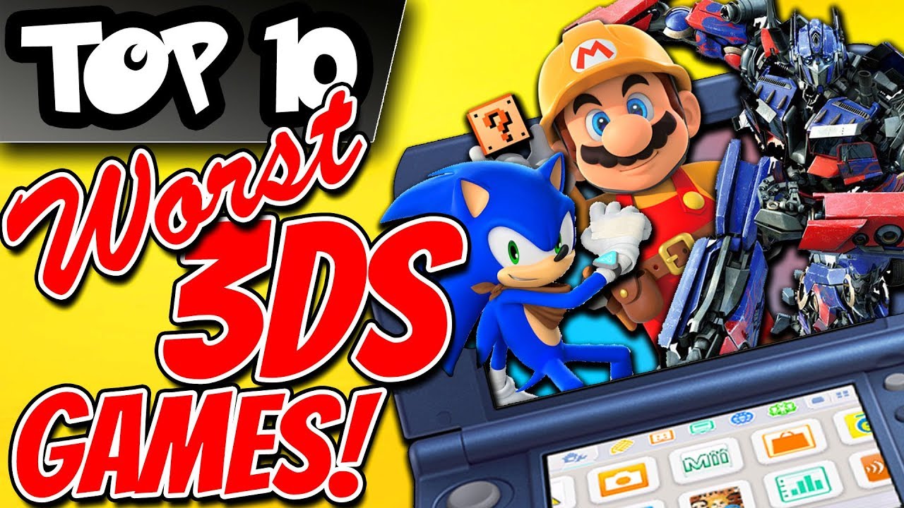 Top 10 WORST 3DS Games!