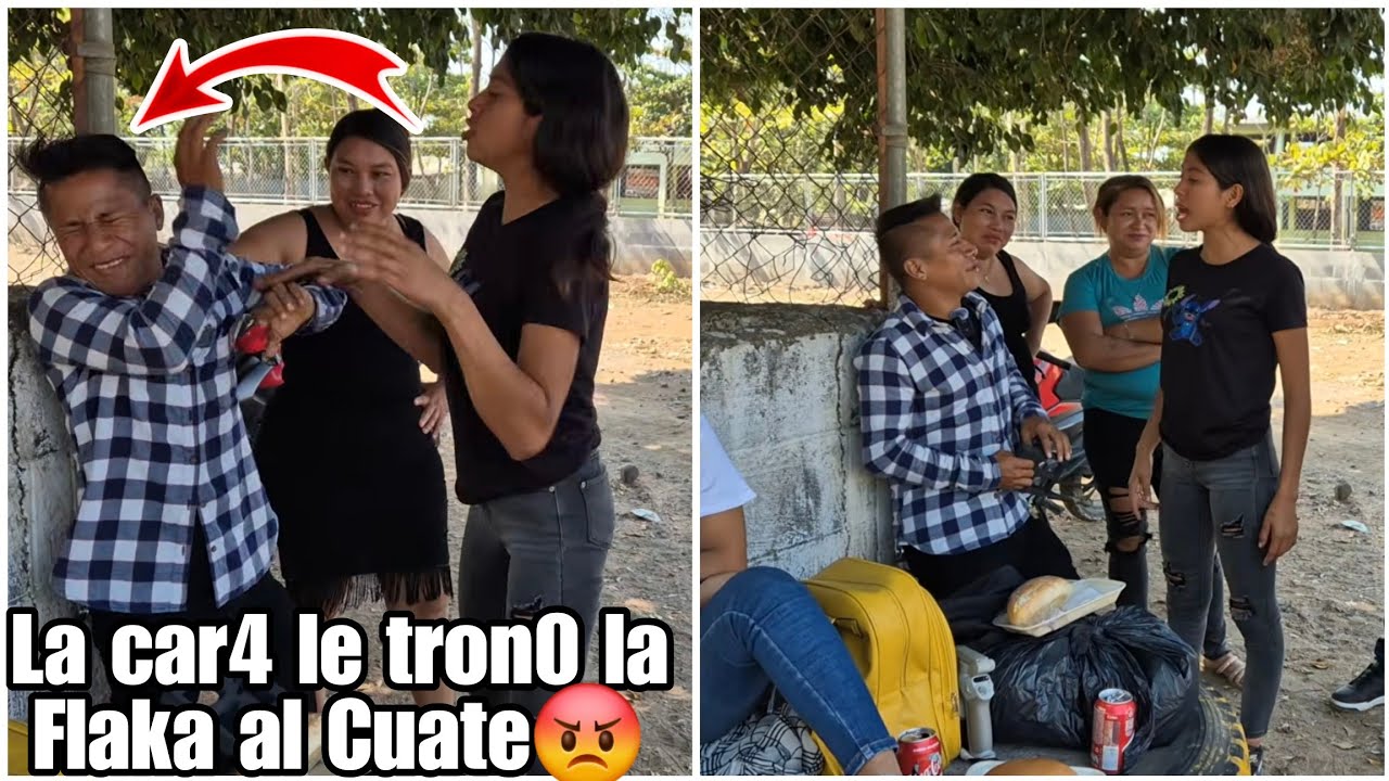 La Flaka le tron0 la car4 al Cuate Dijo que La Flaka esta llena de piojos😱