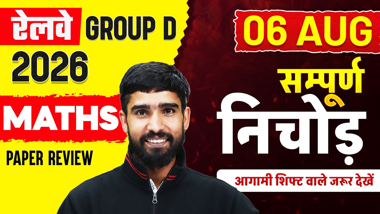 RRB Group D Exam Review Today | Group D Math Analysis Today All Shift | Group D Paper Analysis 2026