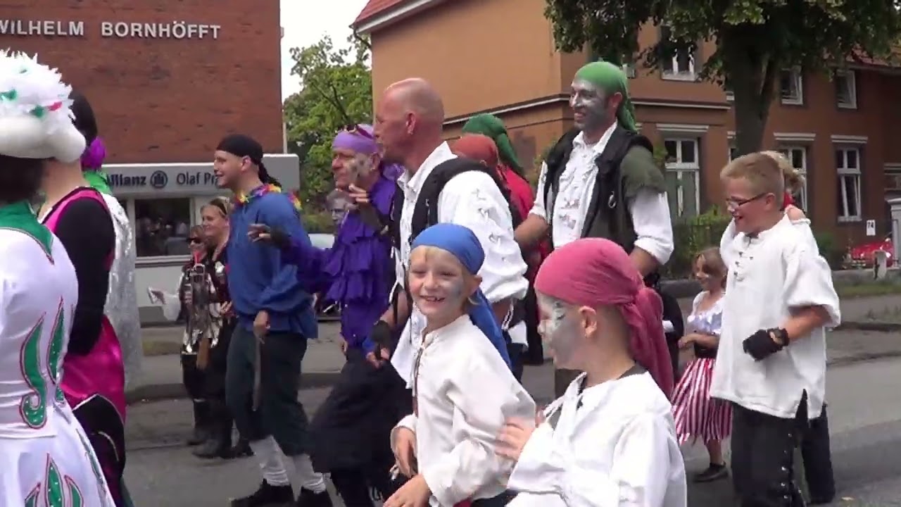 Lübecks Freibeutermukke beim Volksfestzug 2014 in der Hansestadt Lübeck