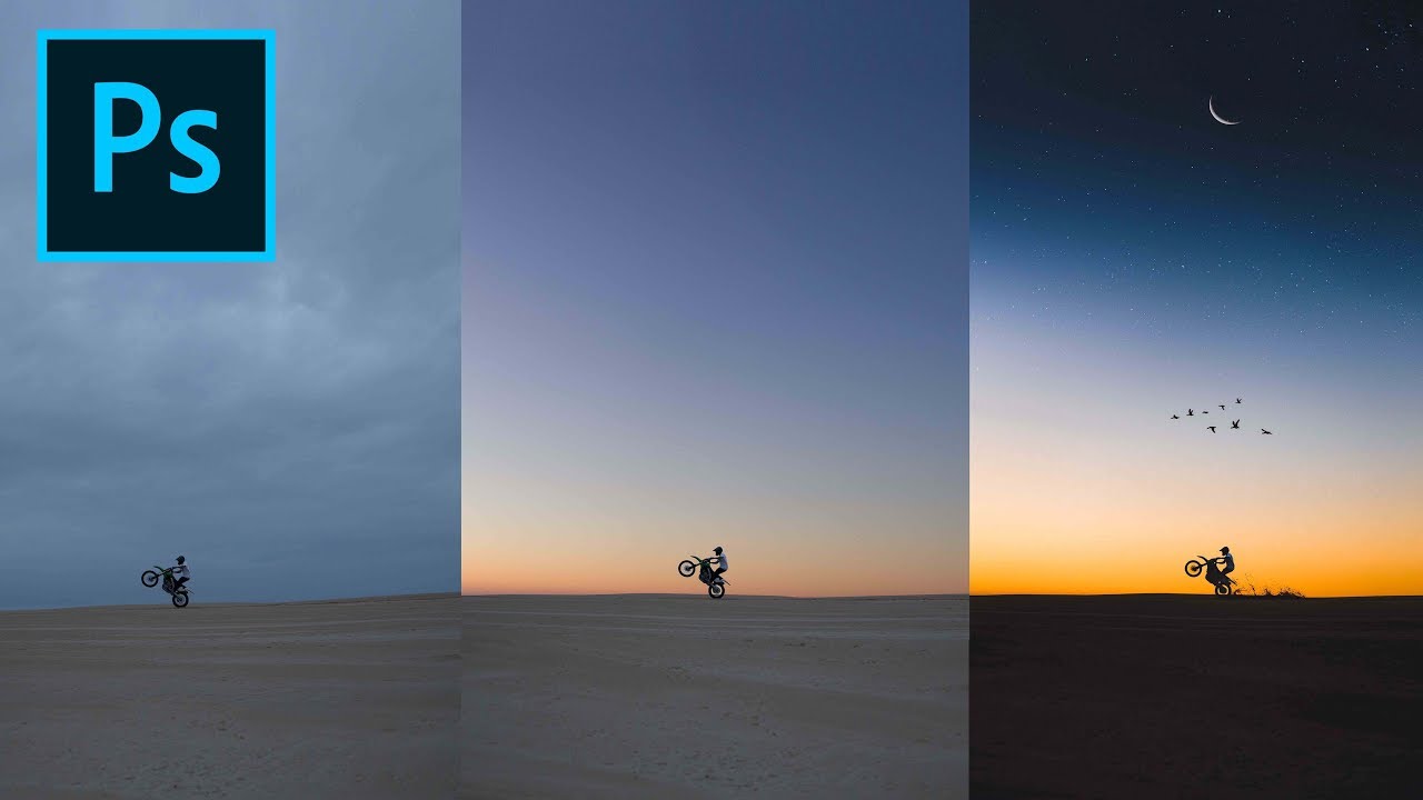 How to Easily Replace a Sky In Photoshop CC 2018!