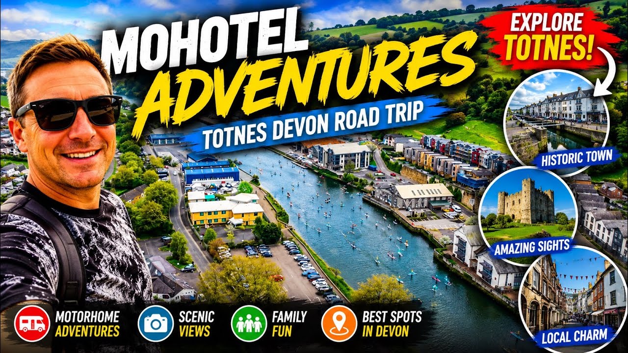 Motorhome Adventures trip to Steamer Quay Caravan and Motorhome Club Site Totnes South  Devon