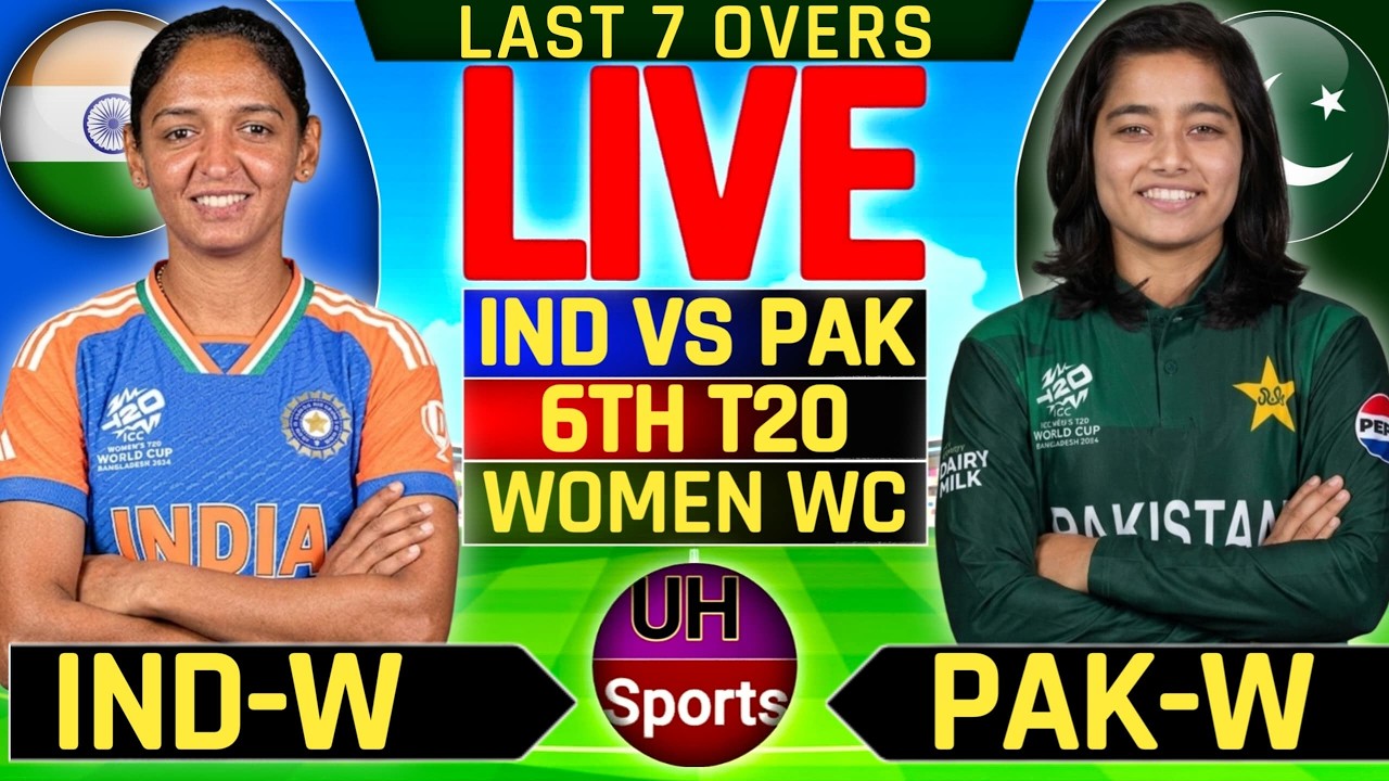 IND W vs PAK W Live - 6th Match, Women T20 World Cup 2026 | India vs Pakistan Live Cricket Match, PK