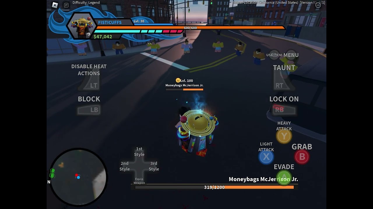 Beating moneybag no damage
