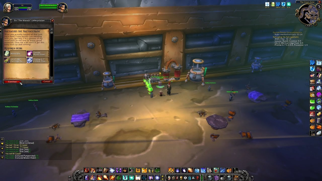 Salvaging the Salvagematic, WoW SoD Quest